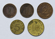 Zestaw monet Niemcy, 5 sztuk