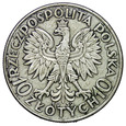 Polska 10 Złotych 1932 b.z. - Głowa kobiety