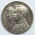 291. Prusy 1906, Wilhelm II i Augusta Victoria, Srebrne Gody, srebro