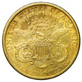 USA 20 Dolarów 1899 S, Liberty Head, st. 3+