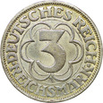 117. Niemcy, 3 marki 1927 A, Nordhausen, st. 2+