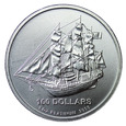 Cook Islands 100 Dolarów 2009, Bounty, uncja platyny, st. 1