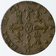 618. Hiszpania, 4 maravedis 1844 Ja, Jubia