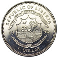 Liberia 1 Dolar 1993 - Ochrona Planety Ziemia, Korytozaur