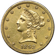USA 10 Dolarów 1892, Złoto, stan 2