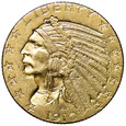 USA 5 Dolarów 1910, Indianin, st. 2