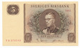 164b. Szwecja, 5 koron 1961, seria TB, st. 1