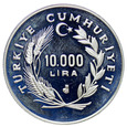 Turcja 10.000 Lirów 1988, Zimowe Igrzyska, st. L-
