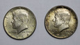 USA, 1/2 Dolara 1964, Kennedy, 2 sztuki, st. 2 i 2+