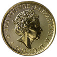 Wielka Brytania 100 Funtów 2021, Britannia, uncja złota, st. 1