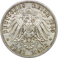 95. Prusy, 3 marki 1910 A, Wilhelm II, st. 3+