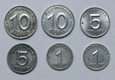 Zestaw monet Niemcy, 6 sztuk