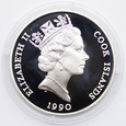 247. Cook Islands, 50 dolarów 1990, Małpa