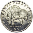 Liberia 1 Dolar 1993 - Ochrona Planety Ziemia, Protoceratops
