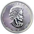 Kanada 5 Dolarów 2017 - Liść Klonu, Uncja czystego srebra