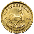 RPA 1/10 Krugerrand'a 1984, Złoto