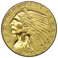 USA 2 1/2 Dolara 1928, Indianin, st. 2