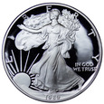 USA 1 Dolar 1989-S, American Silver Eagles, LUSTRZANKA, st. L