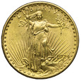 USA 20 Dolarów 1924, Statua, złoto, st. 2+/1-