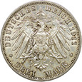 96. Prusy, 3 marki 1911 A, Wilhelm II, st. 2-