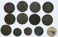 Stanisław August Poniatowski, drobne monety, 13 sztuk