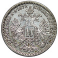 Austria 10 Krajcarów 1872, Franciszek Józef, st. 3