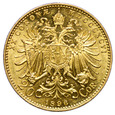Austria 20 Koron 1896, Franciszek Józef, st. 2+