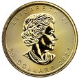 Kanada 50 Dolarów 2021 - Liść Klonu, Uncja Czystego Złota, st. 1