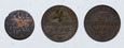 Zestaw monet Niemcy, Prusy, 3 sztuki