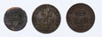 Zestaw monet Niemcy, Prusy, 3 sztuki