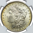 USA 1 dolar 1898 O, Morgan Dollar, NGC MS63