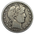 USA 1/2 Dolara 1902, Barber, st. 3-