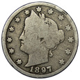 USA 5 Centów 1897, st. 4