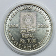 133. Nepal, 1.000 rupii 2005, Gyanendra Bir Bikram, Rotary, st. 1-