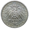 Prusy 3 Marki 1913-A, Wilhelm II, Mundur, st. 3+