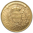 Monako 100 Franków 1895, Albert I, st. 2/2+