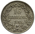 Dania 16 Skilling Rigsmont 1857 (c) VS - Fryderyk VII