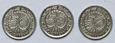 Zestaw monet Niemcy, 3 sztuki