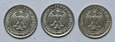 Zestaw monet Niemcy, 3 sztuki