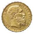 Belgia 20 Franków 1874, Leopold II, st. 2-