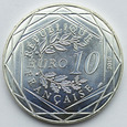 308f. Francja, 10 euro 2019, Wercyngetoryks