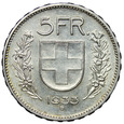 Szwajcaria 5 Franków 1933, st. 2/2+