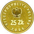 Polska 25 Złotych 2009 - Wybory 4 Czerwca, Solidarność, złoto