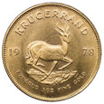 RPA Krugerrand 1978, uncja złota, st. 1/1-