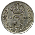 Wielka Brytania 3 Pensy 1920, Jerzy V, st. 3+