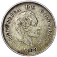 Kolumbia 20 Centów 1938, Simon Bolivar, st. 3-