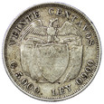 Kolumbia 20 Centów 1938, Simon Bolivar, st. 3-