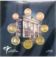 1. Benelux, 2003, Zestaw monet obiegowych Euro + medal Ag925, Euroset