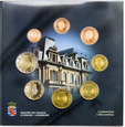 1. Benelux, 2003, Zestaw monet obiegowych Euro + medal Ag925, Euroset