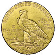 USA 2 1/2 Dolara 1925-D, Indianin, st. 2/2+